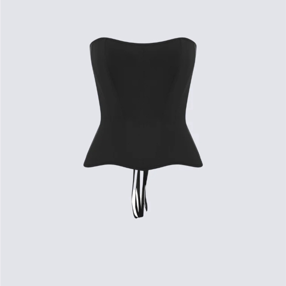 Black satin corset 🖤